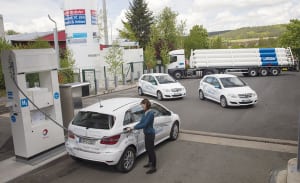 FIGURE 2. Linde is employing its ionic compressors at hydrogen fueling stations in several locations, including this Geiselwind, Germany site, opened in May 2015