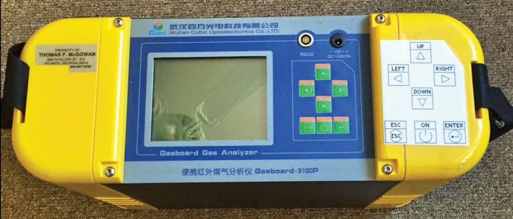 Figure 2. More-specialized equipment includes this portable combustion analyzer