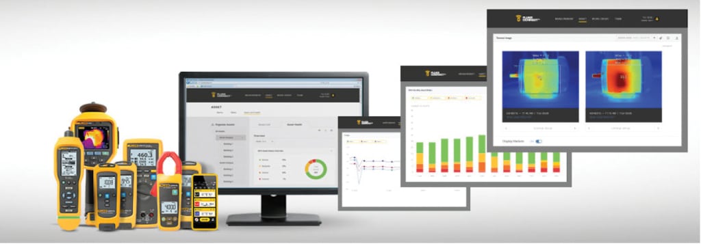 Figure 3.  Fluke Connect Assets gives teams and managers a comprehensive and meaningfully organized set of data Fluke