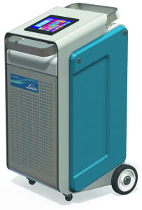 Figure 2.  The ADDvance O2 instrument from Linde Gas samples oxygen and humidity in build chambers of 3D metal printers, allowing better part integrity