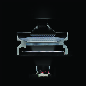 Figure 1.  Carbon’s CLIP process addresses speed and finish issues in 3-D printing of final parts