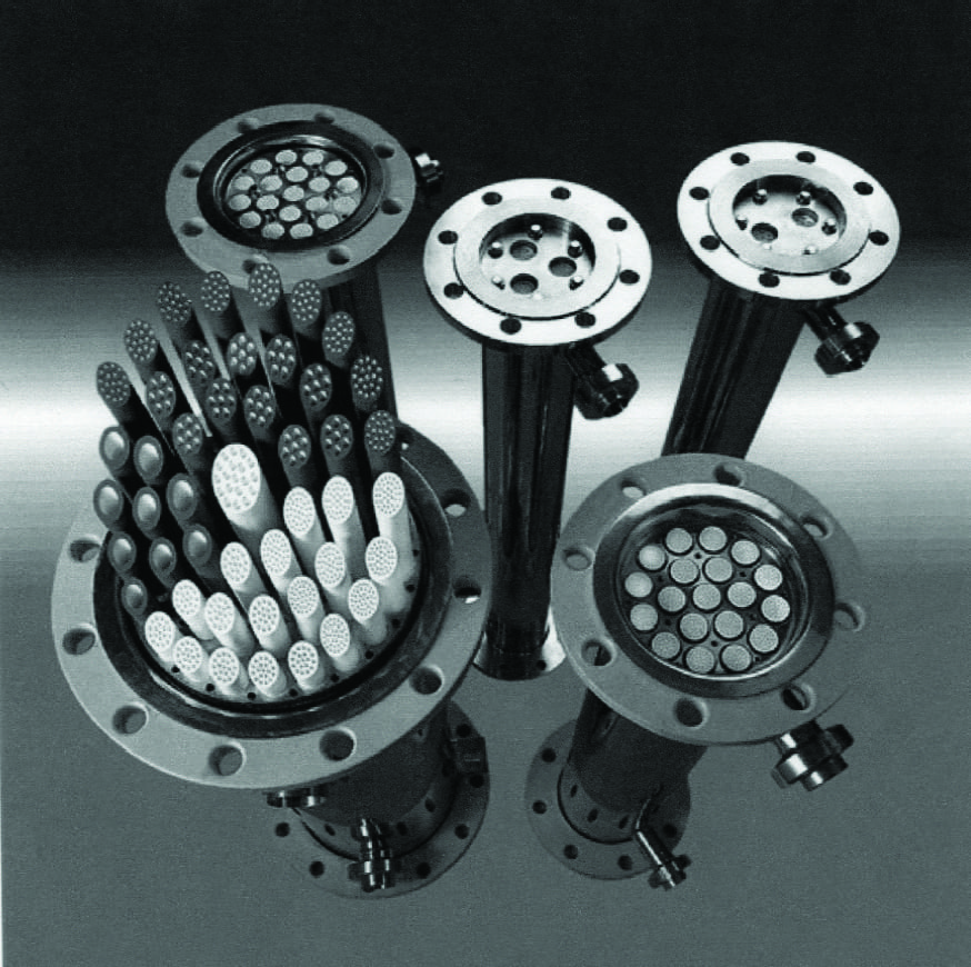 Figure 11. Ceramic modules such as these can withstand higher temperatures and more aggressive chemicals than polymeric modules