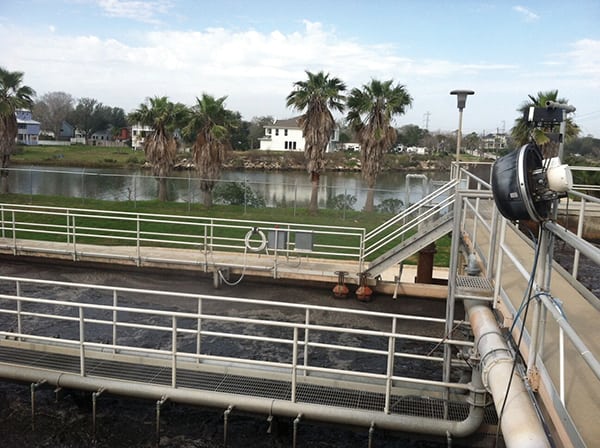 Figure 1.  Wastewater treatment plants can be sources of odor-causing gases, such as hydrogen sulfide, ammonia, mercaptans and others