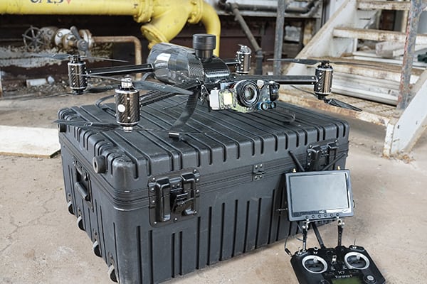 Drone use in chemical plants