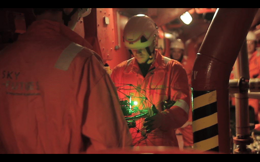 Drone use in chemical plants