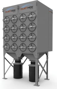 Figure 4.  Parker’s DustHog SFC dust collection units employ a pulse cleaning technology that “pulses off” dust from the filter