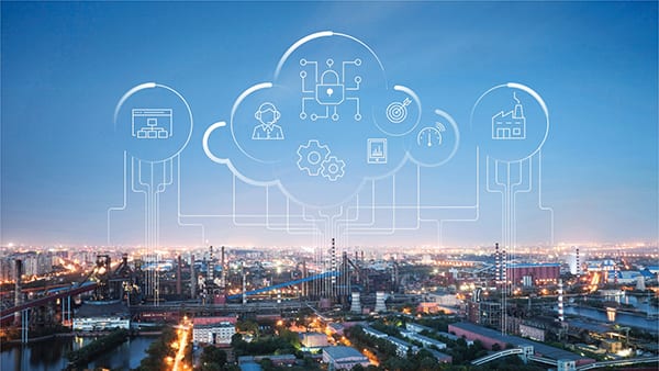 Figure 6.  Voith’s OnCumulus is a cloud-based industrial internet of things (IIoT) platform that uses an open and agile philosophy for rapid development, deployment and integration with other third-party enterprise systems and data sources to leverage data from sensors and instrumentation to support the objectives of the organization Voith Digital Soluitons