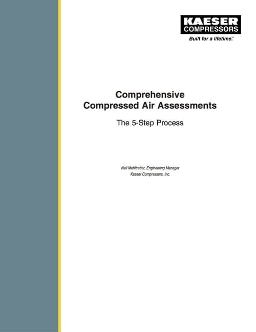 Comprehensive Compressed Air Assessments the 5Step Process Chemical Engineering
