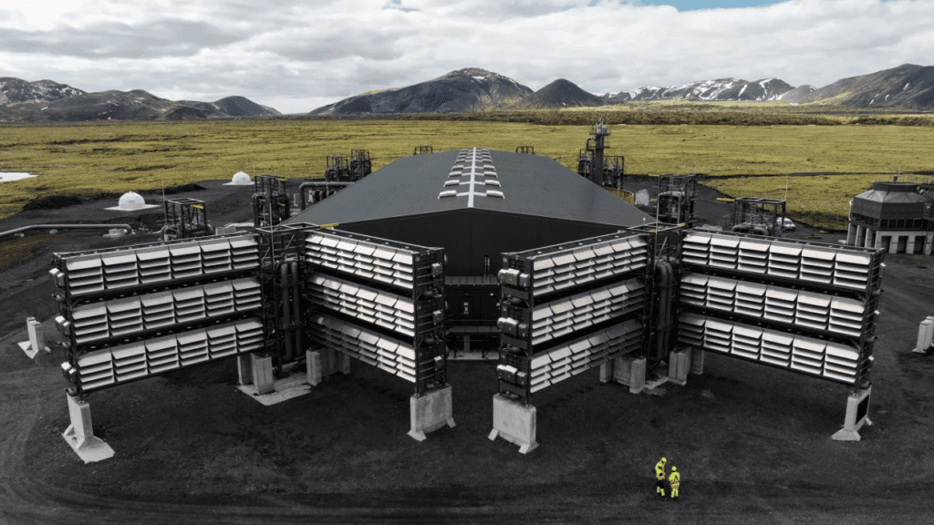 Climeworks' direct air capture plant in Iceland
