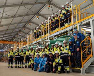 Joint Japan-Europe project team from Asahi Kasei, CAC, and Bondalti involved in the installation and operation of Bondalti's demonstration electrolyzer