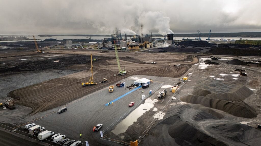 The SSAB Luleå site in northern Sweden will be transformed for first steel production in 2029. Image SSAB
