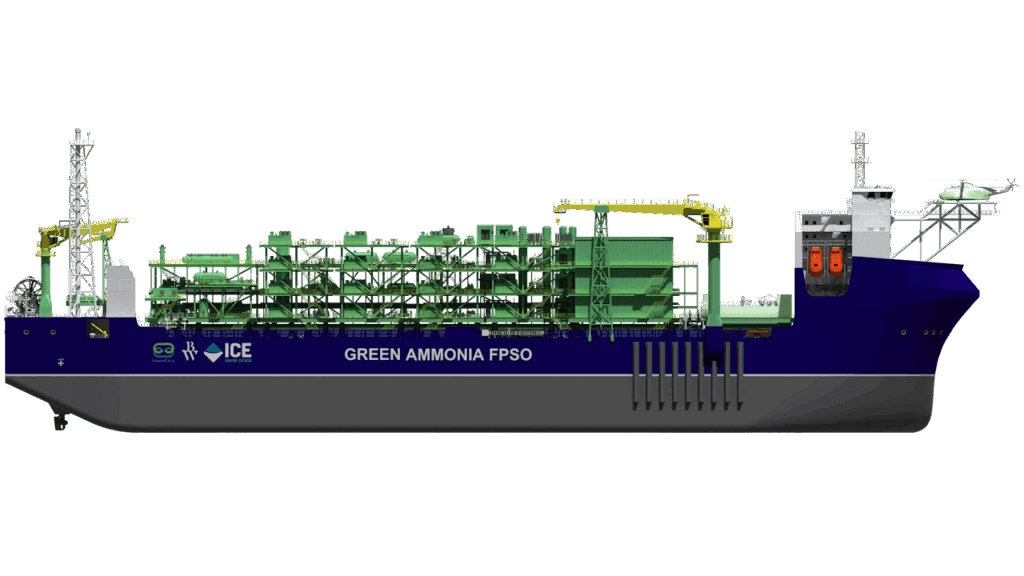 SwticH2's green-ammonia vessel illustration