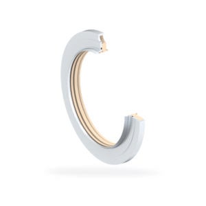 SeccoLipR component, upright position, slightly tilted, PTFE shown on the right.