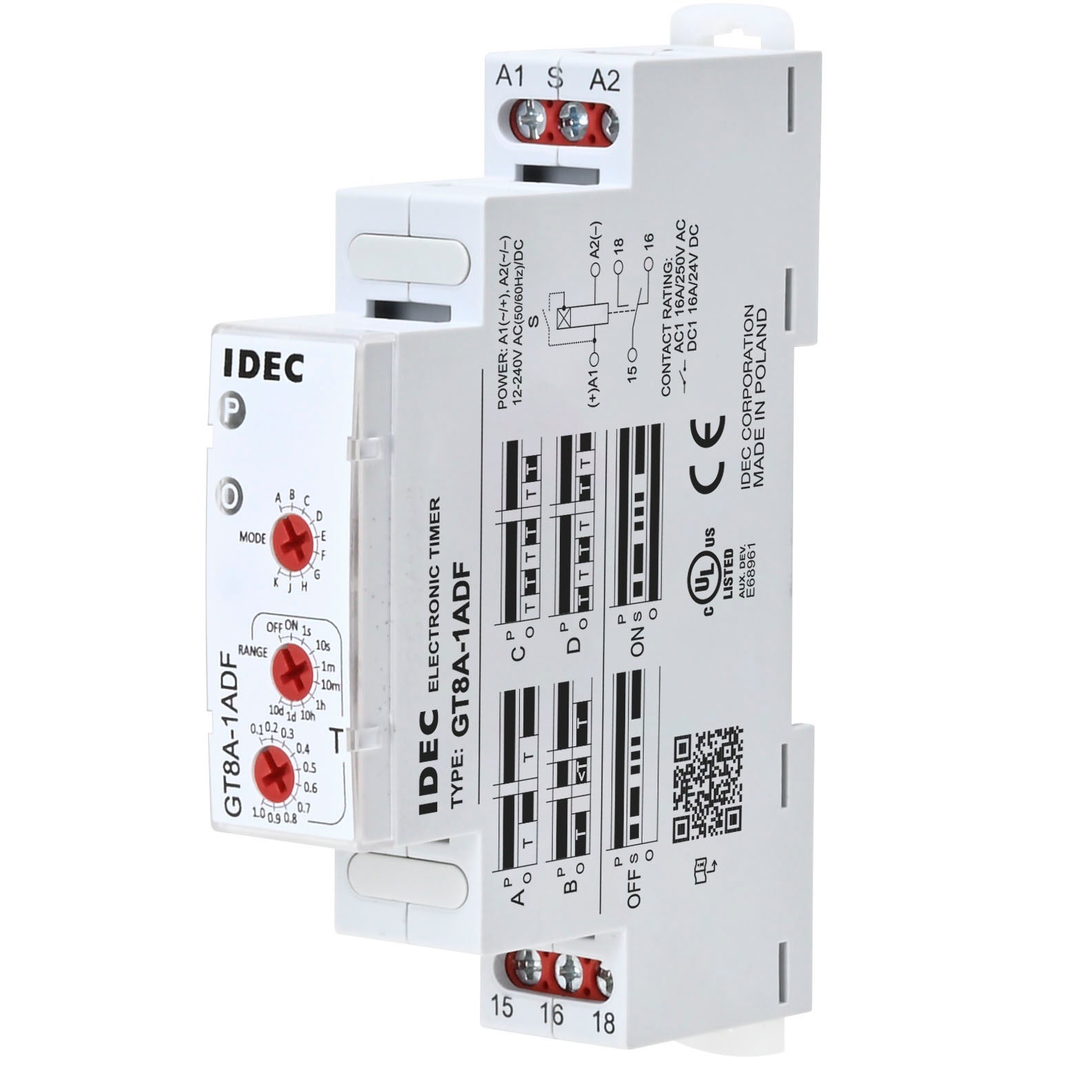 IDEC compact timer relays