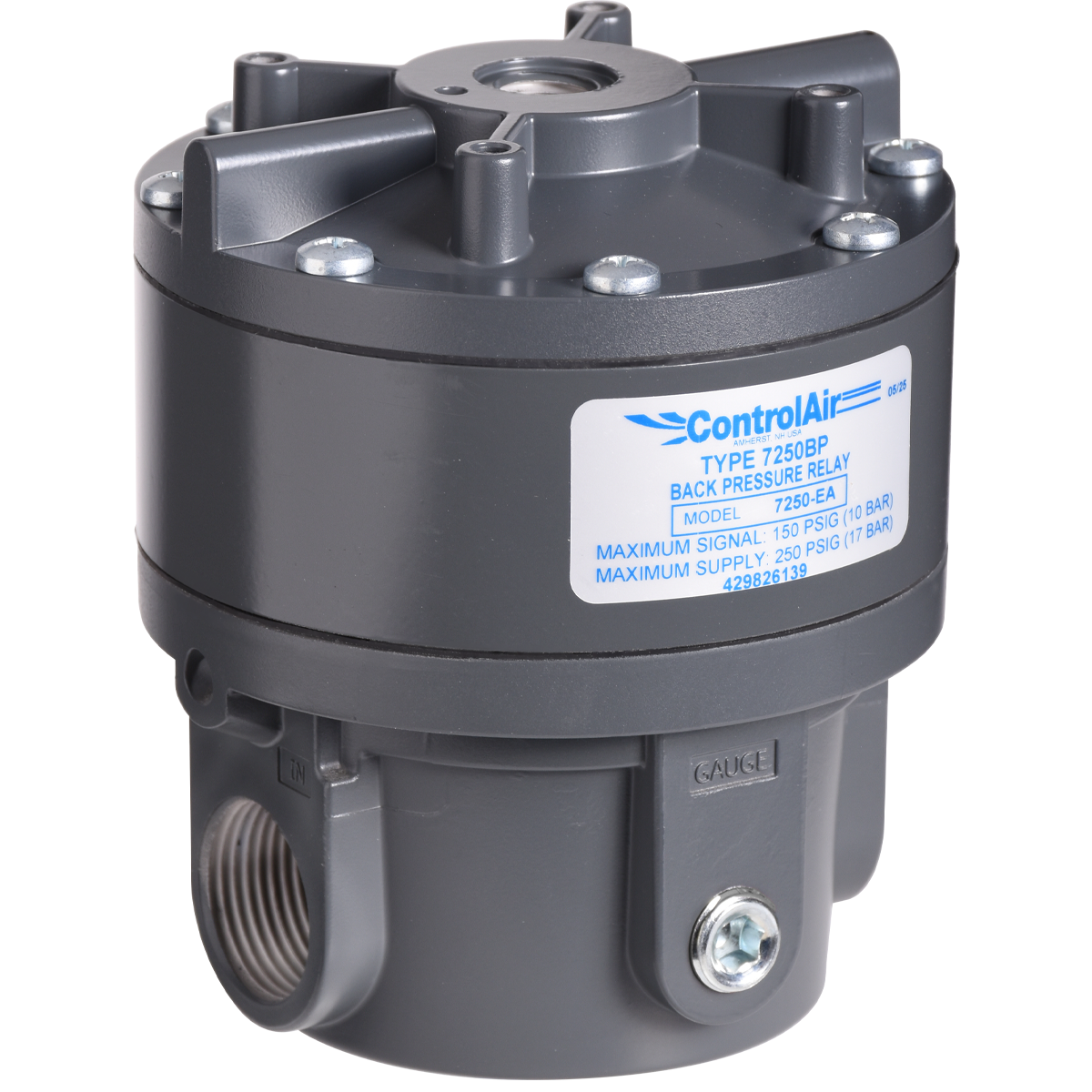 ControlAir backpressure regulator