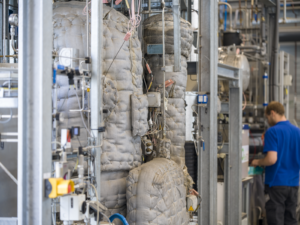 The current demoplant of the ICCP pyrolysis technology of BioBTX. © BioBTX
