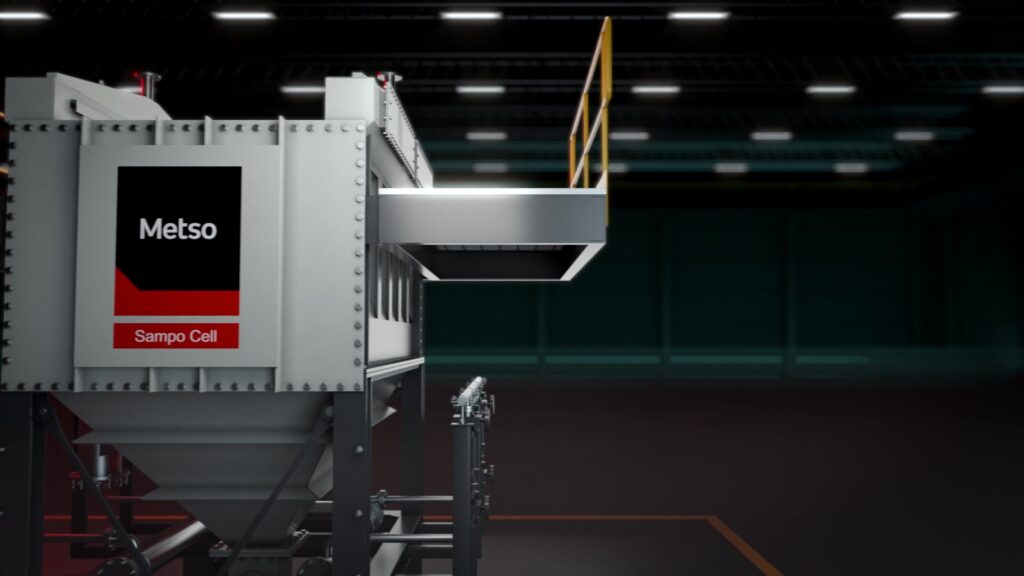 metso sampo cell flotation system