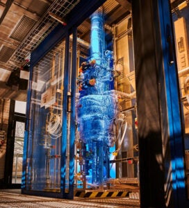 Evonik's pilot plant for polyurethane foam recycling in Hanau, Germany